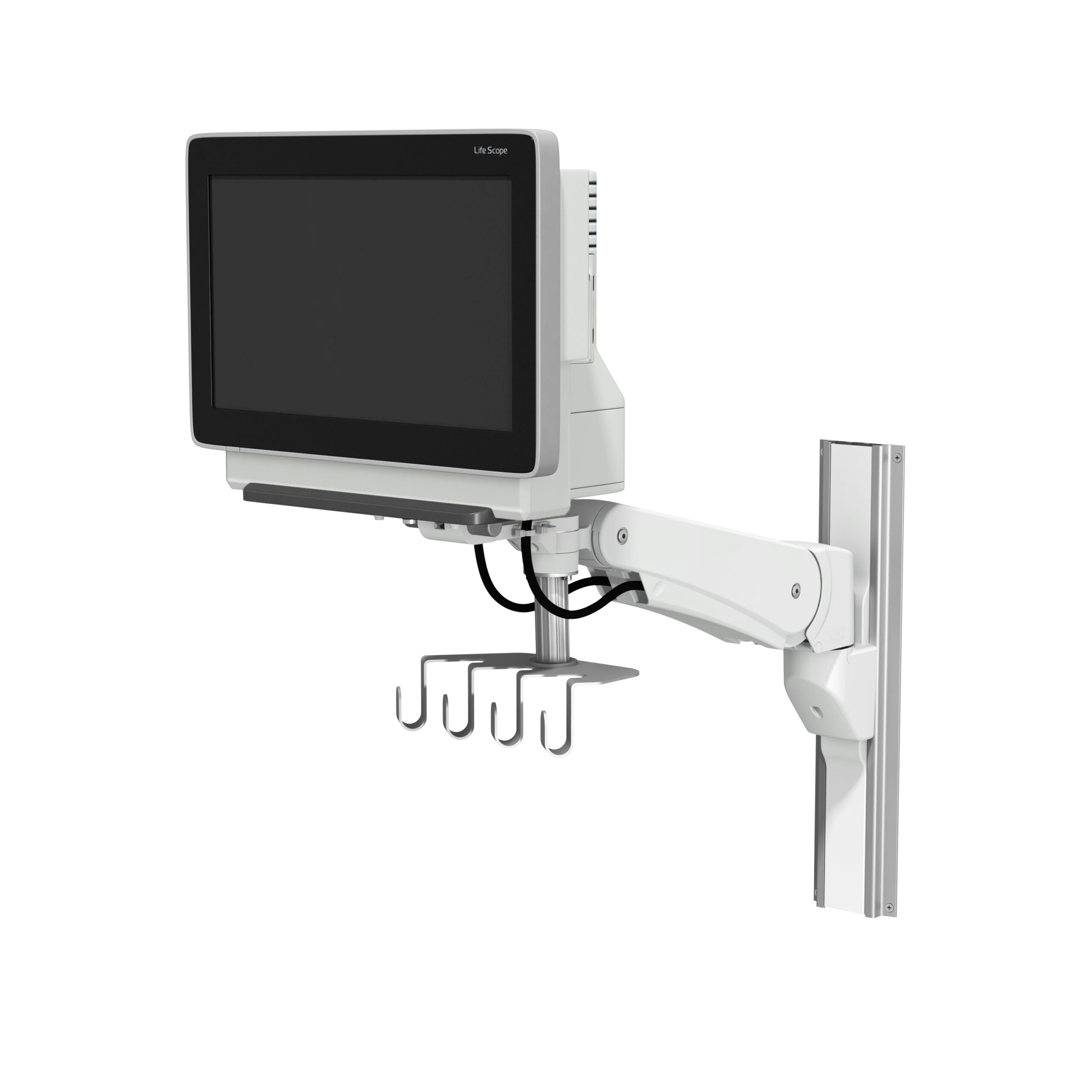 CSM1502 Vhm P No Handle Down Post Quad Hooks Wall Channel L