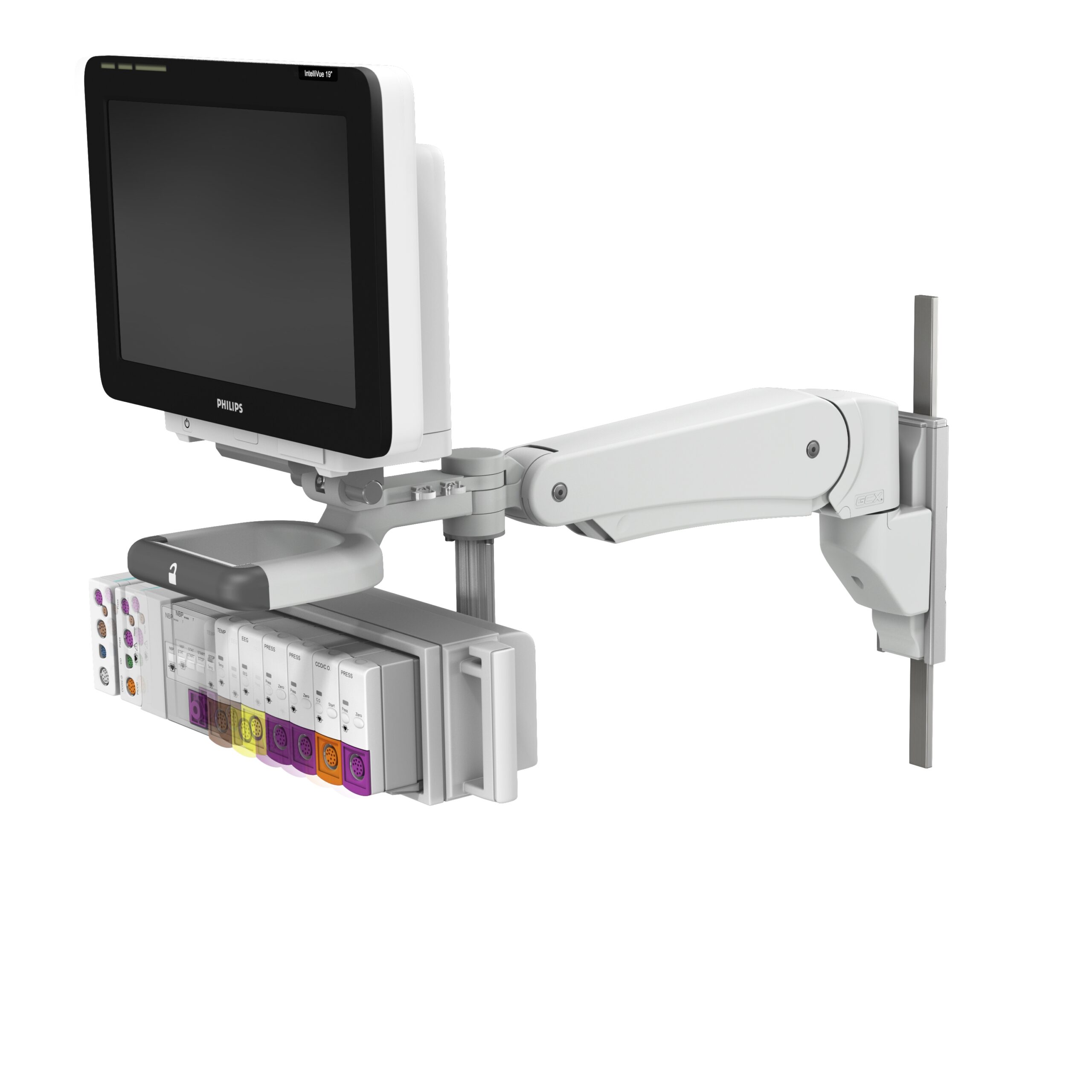 MX800 SMR VHMP Vert Rail Mount L