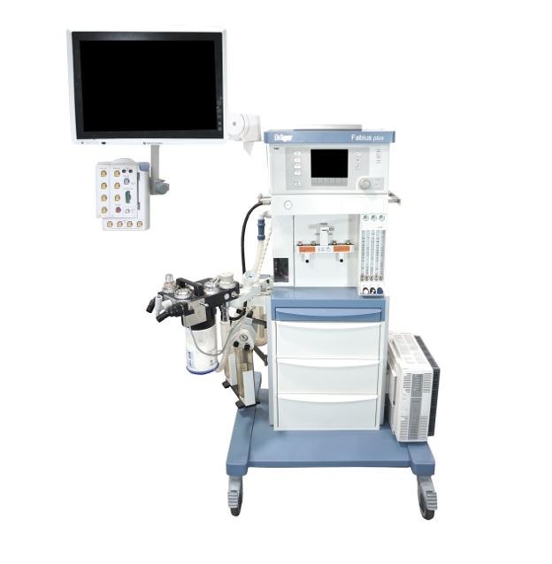 Dräger Fabius Plus 上的 Nihon Kohden CSM-1900 | GCX 医疗安装解决方案