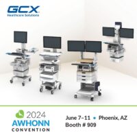 We are less than a week away from the 2024 #AWHONNConvention in Phoenix, AZ. Stop by booth # 909 to see our latest products to support improved clinical workflows – firsthand! Click here to learn more about GCX's broad portfolio of fetal monitoring workstations to meet every space and budget requirement: https://lnkd.in/gSShXSTt
 
#LaborAndDelivery #AWHONN #AWHONN2024 #FetalMonitoring #Nurses #HealthcareInnovation #PatientCareTech #MaternalCare #NeonatalCare